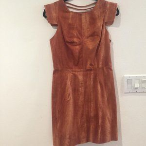 kelley wearstler orange rust dress